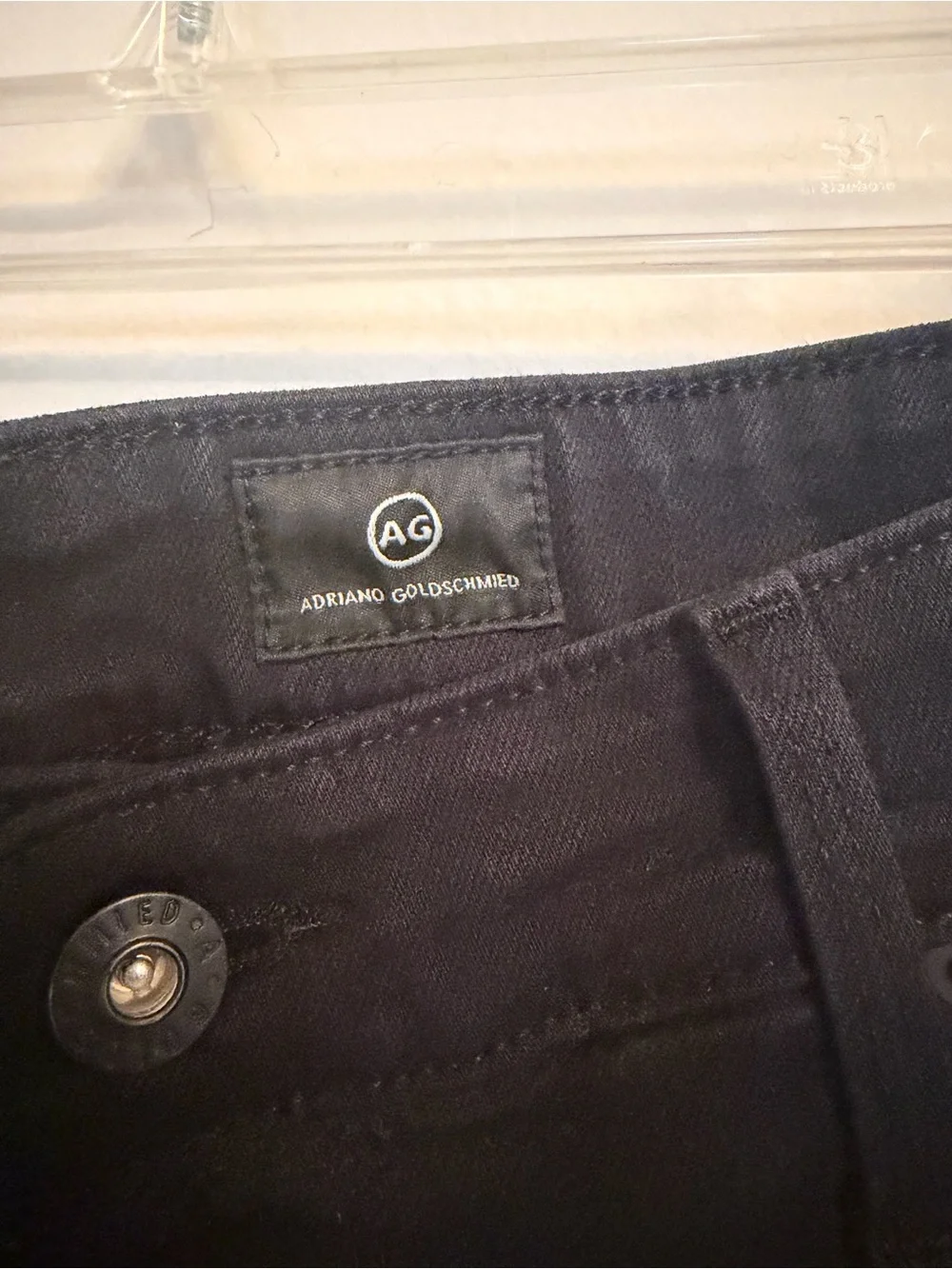 Ag Adriano Goldschmied Black Skinny Jeans